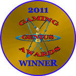 Winner, Gaming Genius Awards 2011